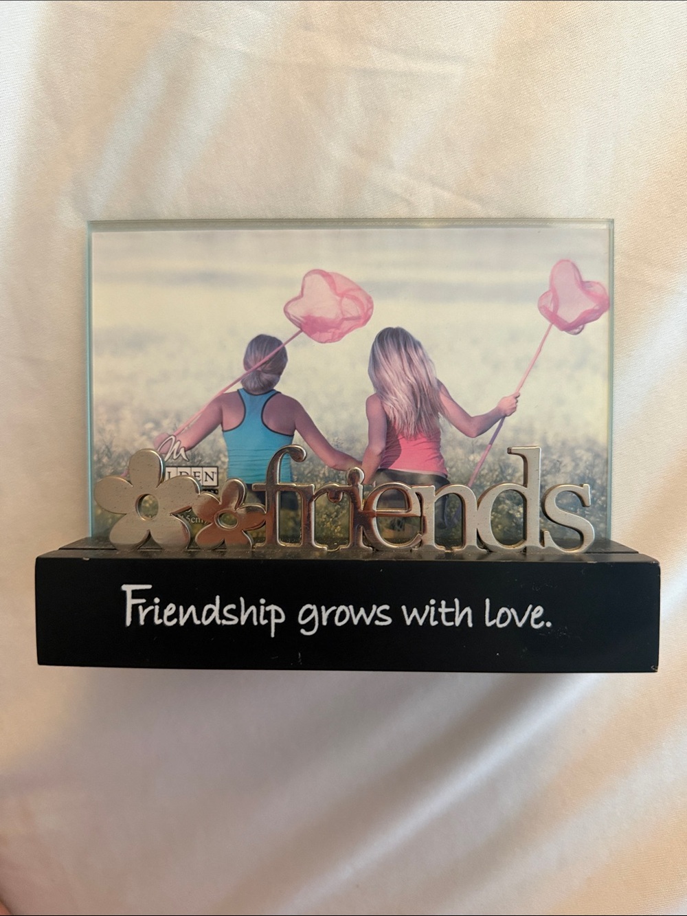 NWOT Friends Decorative Photo Frame - Silver & Black